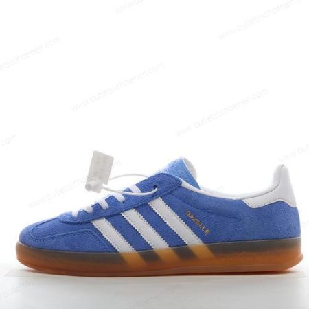 Goedkoop Adidas Gazelle Indoor ‘Blauw Wit Goud’ Heren/Dames HQ8717