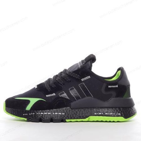 Goedkoop Adidas Nite Jogger ‘Zwart Groen’ Heren/Dames H03249