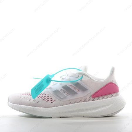 Goedkoop Adidas Pureboost 22 ‘Wit Roze’ Heren/Dames HQ1457