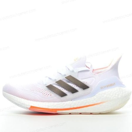 Goedkoop Adidas Ultra boost 21 ‘Grijs Zwart Oranje Wit’ Heren/Dames S23840