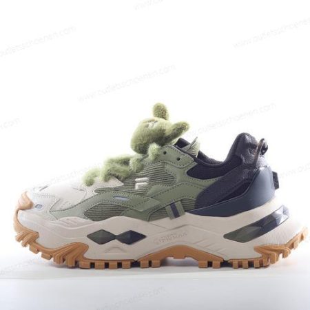 Goedkoop FILA Fusion Bianco Platform Sneakers ‘Beige Groen’ Heren/Dames FF750SH20A96C4GS