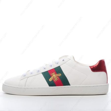 Goedkoop Gucci ACE Bee Embroidered ‘Wit Rood’ Heren/Dames 429446-A38G0-1284