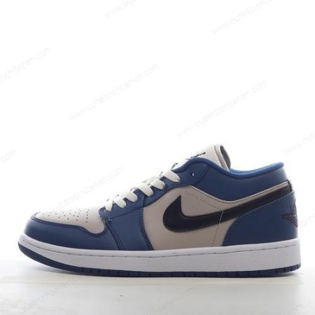 Goedkoop Nike Air Jordan 1 Low ‘Blauw Grijs Wit’ Heren/Dames 553558-412