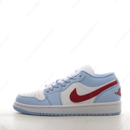 Goedkoop Nike Air Jordan 1 Low ‘Blauw Grijs Wit Rood’ Heren/Dames DC0774-164