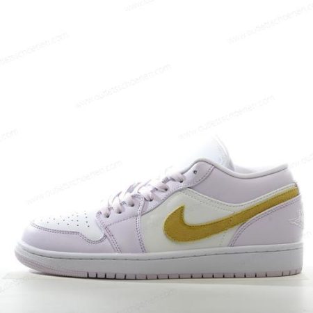 Goedkoop Nike Air Jordan 1 Low ‘Paars Wit Geel’ Heren/Dames DC0774-501