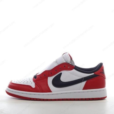 Goedkoop Nike Air Jordan 1 Low ‘Wit Zwart Rood’ Heren/Dames DC0774-160