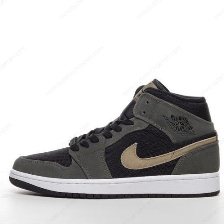 Goedkoop Nike Air Jordan 1 Mid ‘Olijf Zwart’ Heren/Dames BQ6472-030