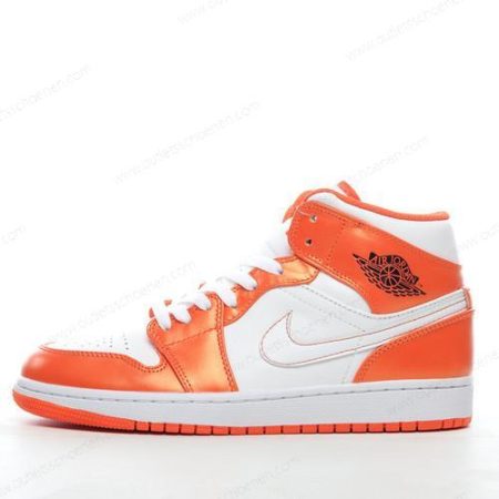Goedkoop Nike Air Jordan 1 Mid ‘Oranje Wit’ Heren/Dames DM3531-800