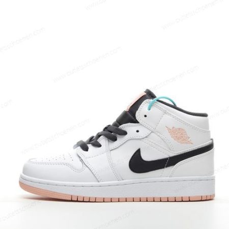 Goedkoop Nike Air Jordan 1 Mid ‘Wit Oranje’ Heren/Dames 554725-180