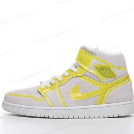 Goedkoop Nike Air Jordan 1 Retro High ‘Wit Geel Zwart’ Heren/Dames 555088-170