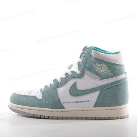 Goedkoop Nike Air Jordan 1 Retro High ‘Wit Groen’ Heren/Dames 555088-311