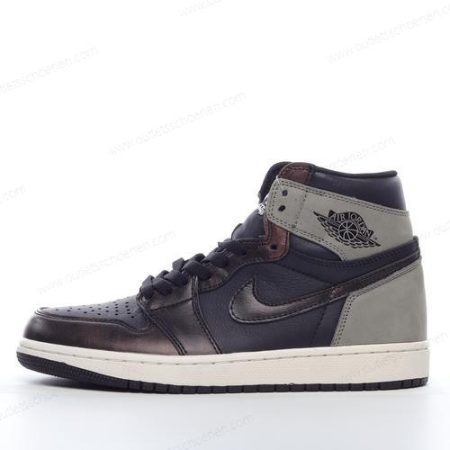 Goedkoop Nike Air Jordan 1 Retro High ‘Zwart Grijs’ Heren/Dames 555088-033
