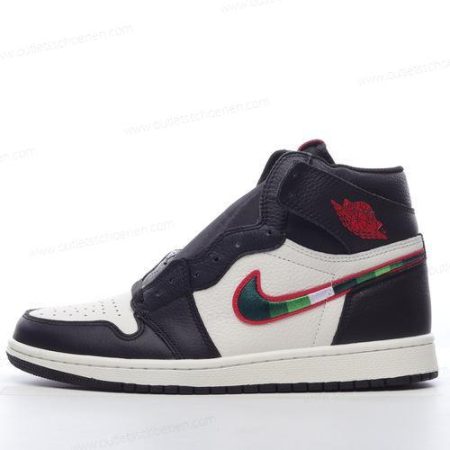Goedkoop Nike Air Jordan 1 Retro High ‘Zwart Groen’ Heren/Dames 555088-015