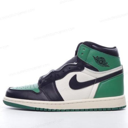 Goedkoop Nike Air Jordan 1 Retro High ‘Zwart Groen’ Heren/Dames 555088-302