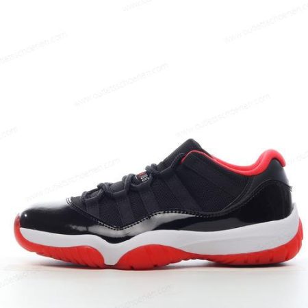 Goedkoop Nike Air Jordan 11 Retro Low ‘Zwart Rood Wit’ Heren/Dames 528896-012
