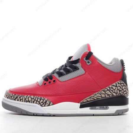 Goedkoop Nike Air Jordan 3 Retro ‘Rood Grijs’ Heren/Dames CU2277-600