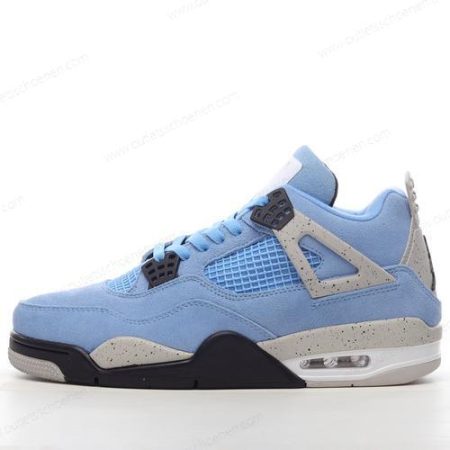 Goedkoop Nike Air Jordan 4 Retro ‘Blauw Grijs Wit Zwart’ Heren/Dames CT8527-400