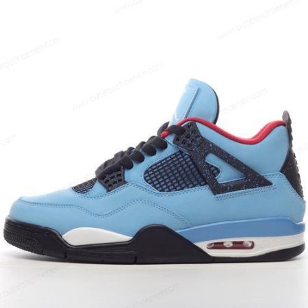 Goedkoop Nike Air Jordan 4 Retro ‘Blauw Zwart Rood’ Heren/Dames 308497-406