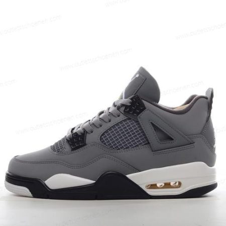 Goedkoop Nike Air Jordan 4 Retro ‘Grijs Zwart’ Heren/Dames 408452-007