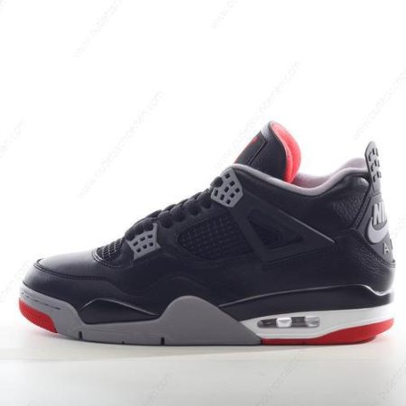 Goedkoop Nike Air Jordan 4 Retro ‘Zwart Grijs’ Heren/Dames 136013-001