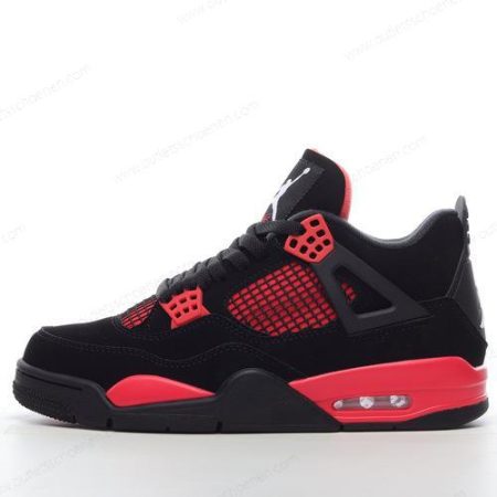 Goedkoop Nike Air Jordan 4 Retro ‘Zwart Rood’ Heren/Dames CT8527-016