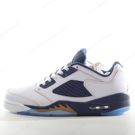 Goedkoop Nike Air Jordan 5 Retro ‘Wit Goud Marine’ Heren/Dames 819171-135