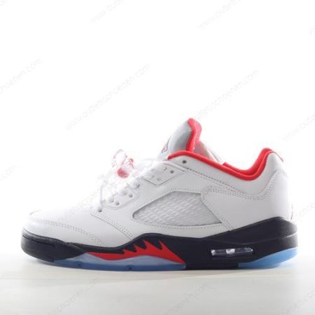 Goedkoop Nike Air Jordan 5 Retro ‘Wit Rood Zwart Zilver’ Heren/Dames 440890-102