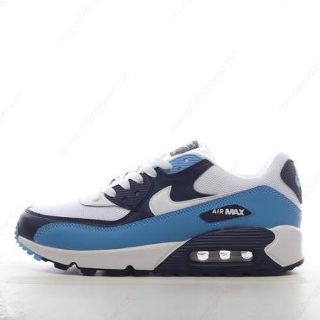 Goedkoop Nike Air Max 90 ‘Wit Blauw Zwart’ Heren/Dames 309299-129