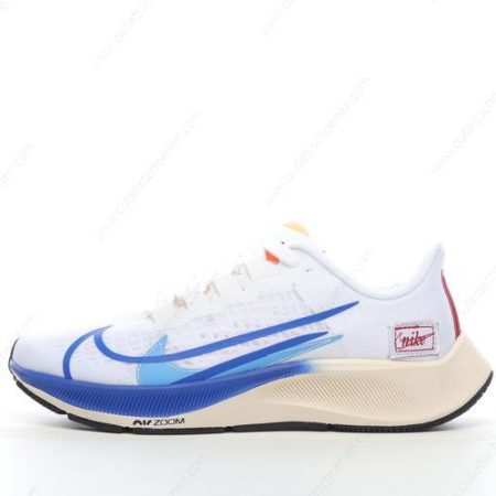 Goedkoop Nike Air Zoom Pegasus 37 ‘Wit Blauw’ Heren/Dames CQ9908-100