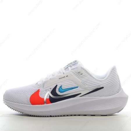 Goedkoop Nike Air Zoom Pegasus 40 ‘Wit Oranje Zwart Blauw’ Heren/Dames FB8866-100