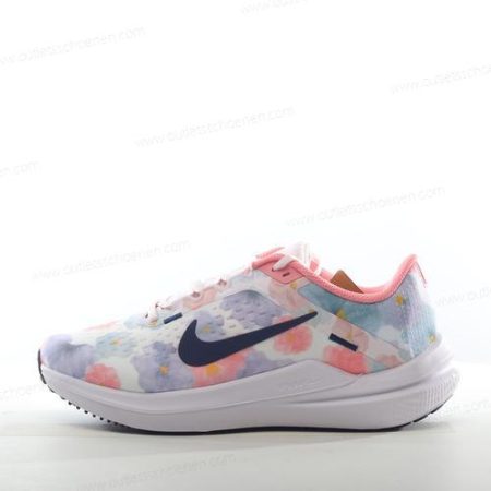 Goedkoop Nike Air Zoom Winflo 10 ‘Wit Blauw Roze’ Heren/Dames
