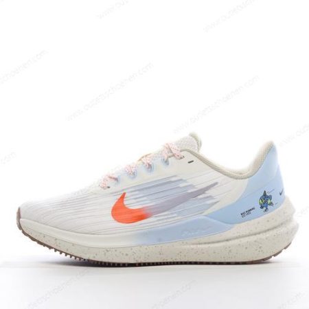 Goedkoop Nike Air Zoom Winflo 9 ‘Wit Blauw Oranje’ Heren/Dames DX6048-181