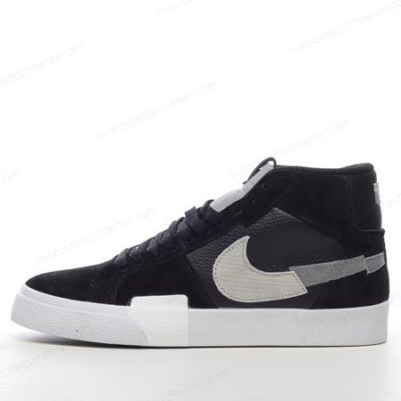 Goedkoop Nike Blazer Mid ‘Zwart Grijs’ Heren/Dames DA8854-001