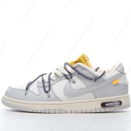 Goedkoop Nike Dunk Low x Off-White ‘Grijs Wit’ Heren/Dames DM1602-105